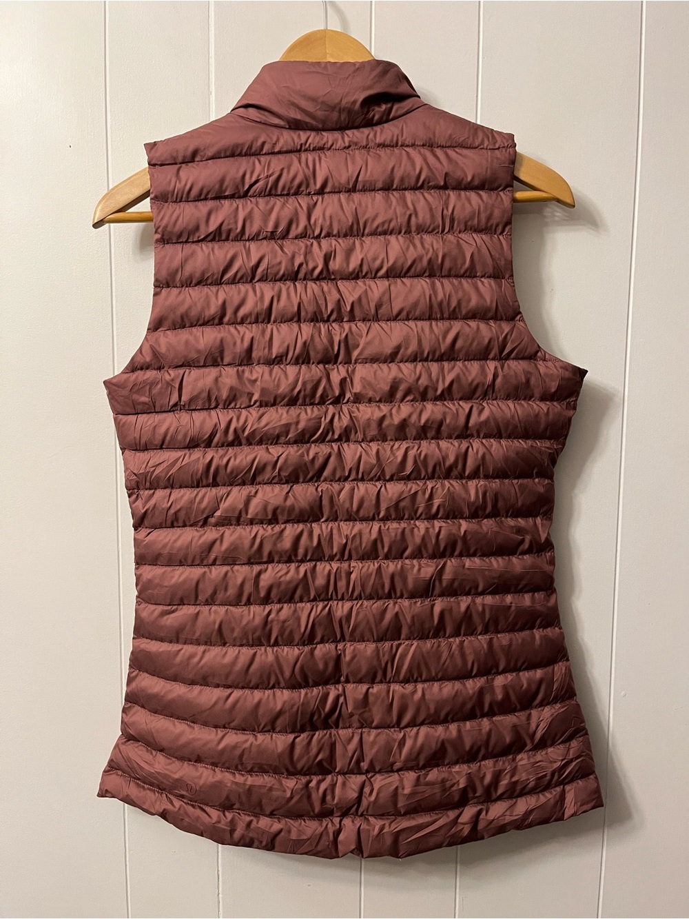 Lululemon Pack It Down Vest Misty Mocha W4BELS Puffer Down Filled Packable - Picture 3 of 11